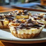 Mini Frozen Cannoli Cheesecake Bites | No-Bake Dessert