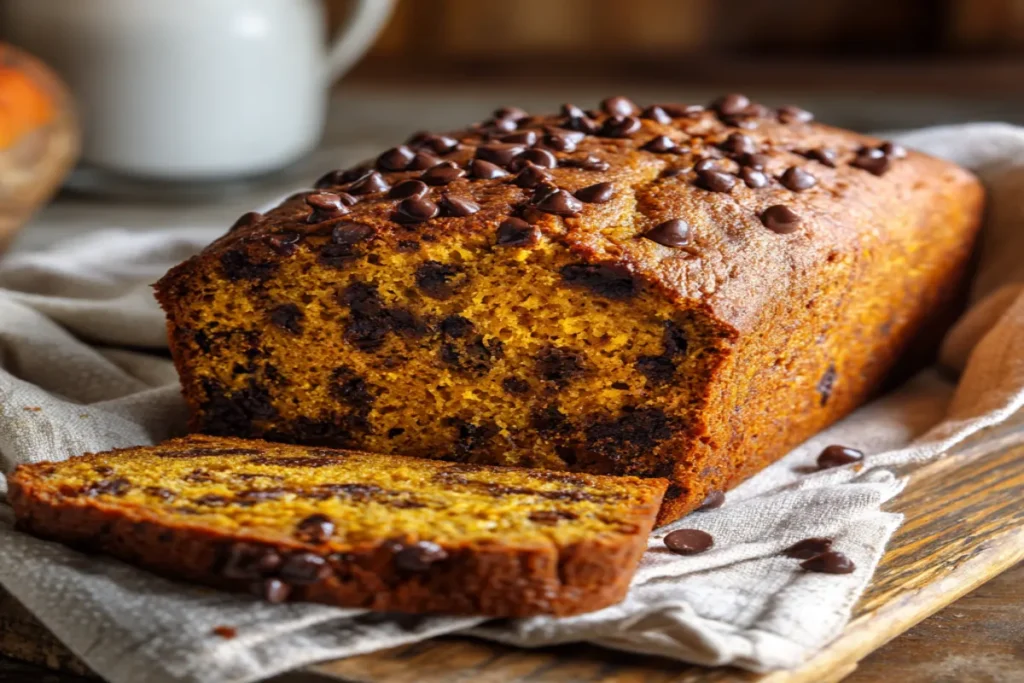 Best Chocolate Chip Pumpkin Bread