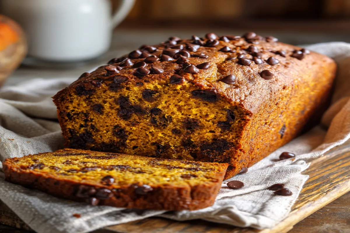 Best Chocolate Chip Pumpkin Bread