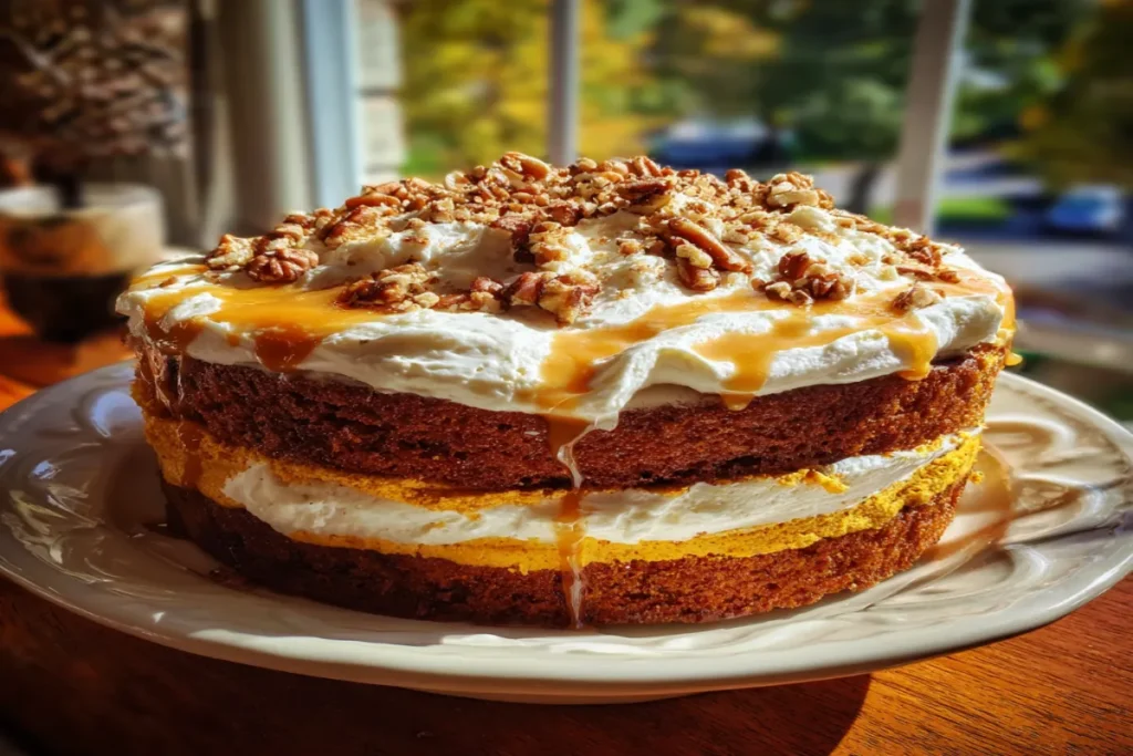 The Most Delicious Pumpkin Layer Cake