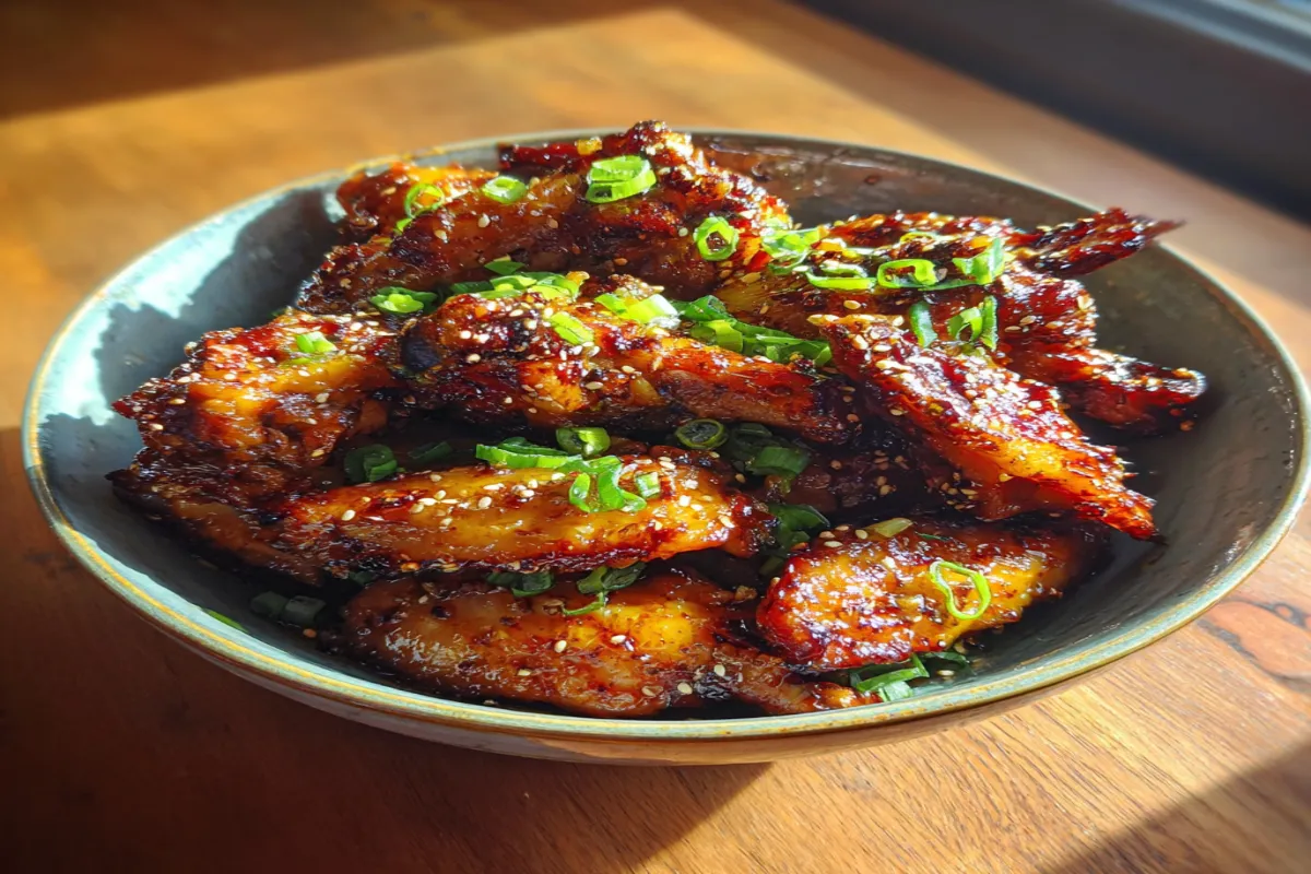 Sticky Pineapple-Teriyaki Chicken Wings Recipe