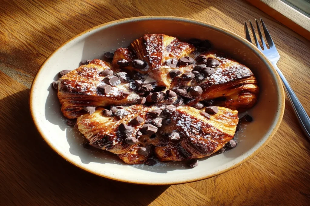 Chocolate Croissant Breakfast Bake that Everyone Loves