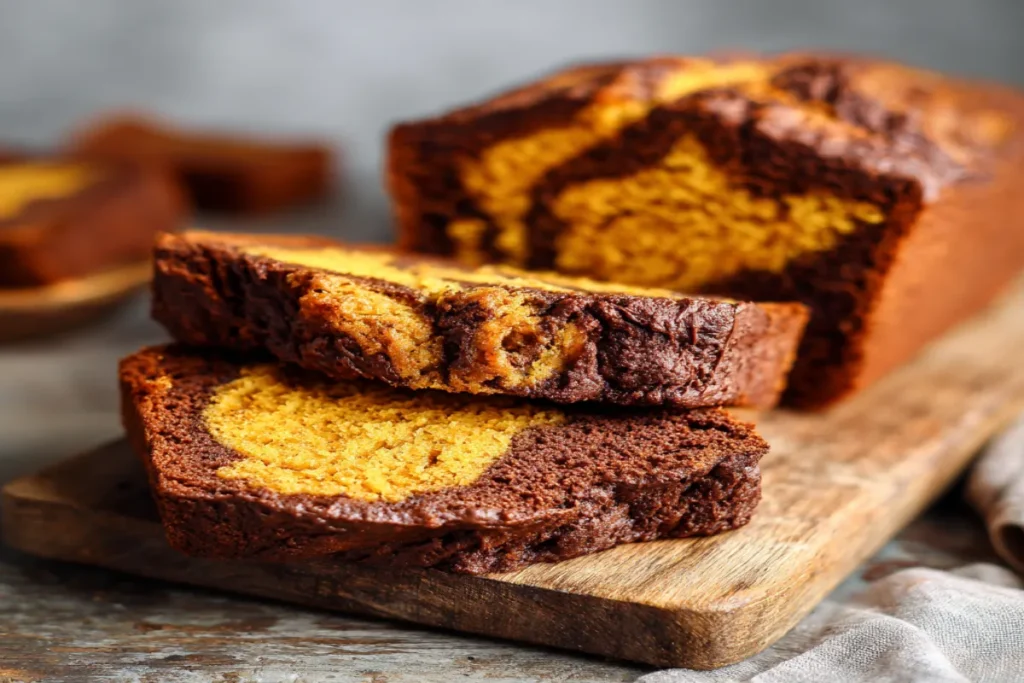 Vegan Pumpkin Marble Cake (with Optional Ganache): A Cozy Fall Dessert