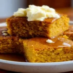 Pumpkin Cornbread with Cinnamon Honey Butter: Cozy Fall Baking