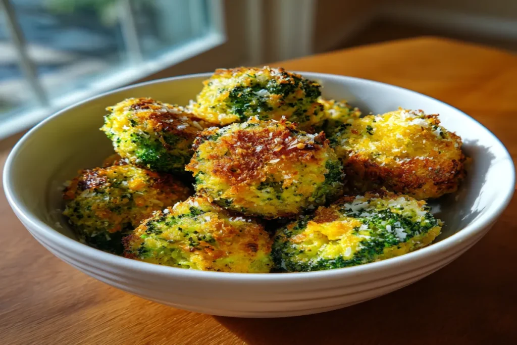 Crispy Air Fryer Broccoli Cheddar Poppers: Easy Bite-Sized Perfection
