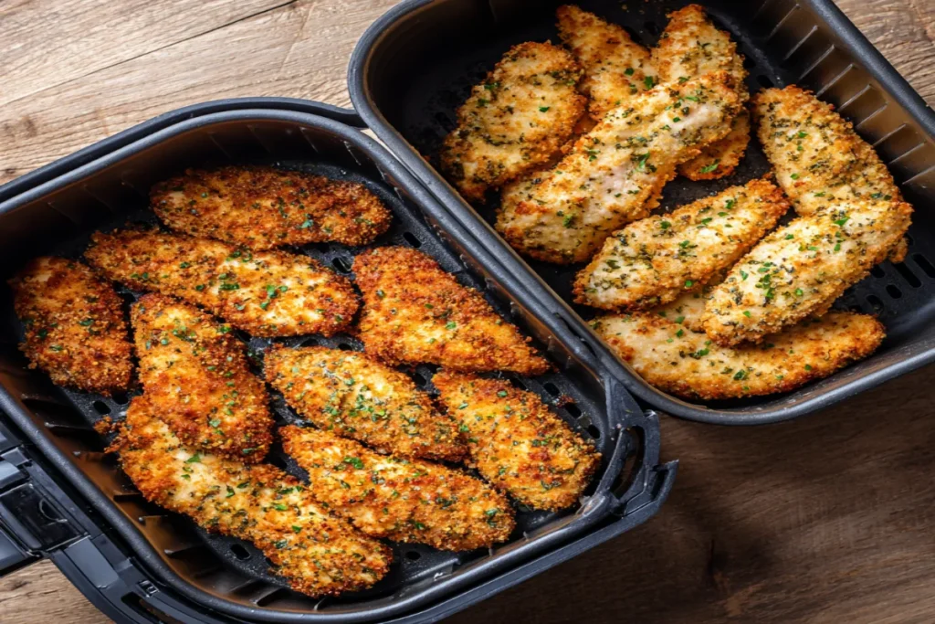 Crispy Air Fryer Honey Butter Garlic Chicken Tenders