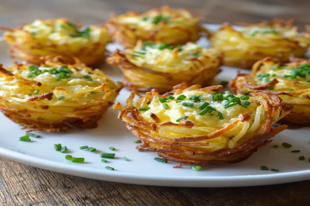 Scrambled Eggs in a Potato and Ham Nest – A Cozy, Protein-Packed Breakfast Delight!
