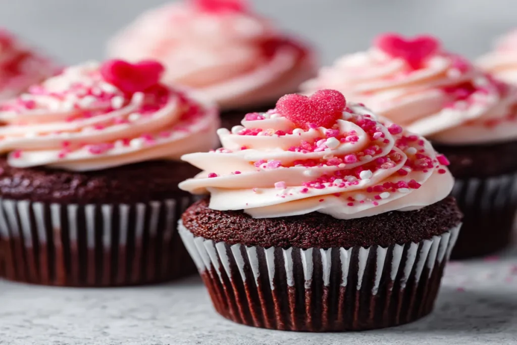Edible Bloody Broken Glass Red Velvet Cupcakes