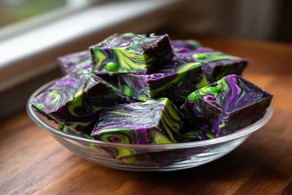 Halloween Witch’s Brew Fudge