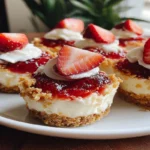 Strawberry Crunch Cheesecake Bites