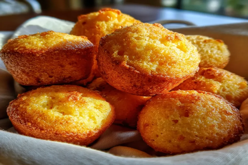Southern-Style Honey Butter Cornbread Poppers – Sweet, Buttery, and Perfectly Southern
