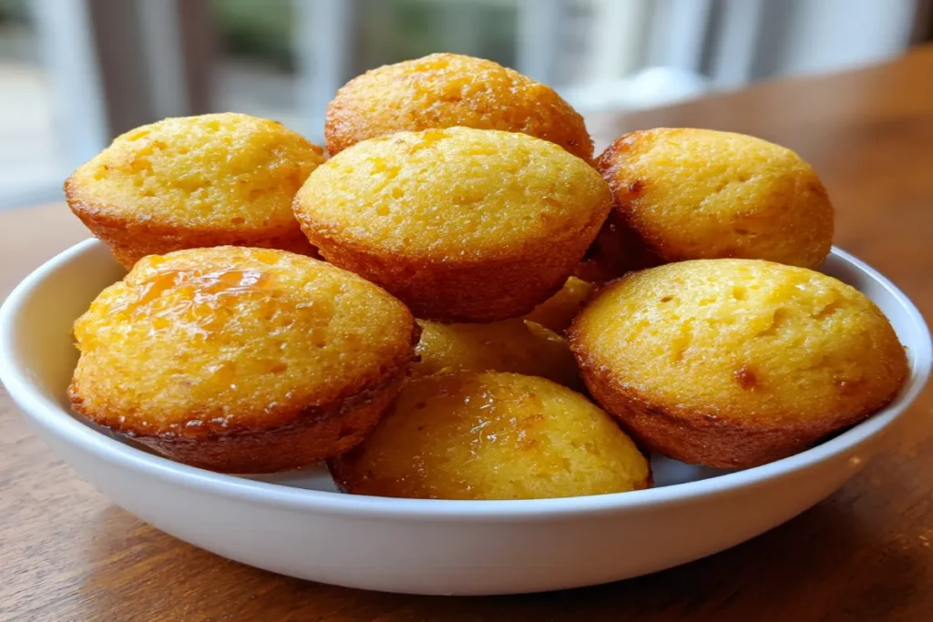 Southern-Style Honey Butter Cornbread Poppers – Sweet, Buttery, and Perfectly Southern