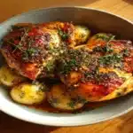 Oven-Roasted French Garlic Chicken – Elegant, Juicy & Simple