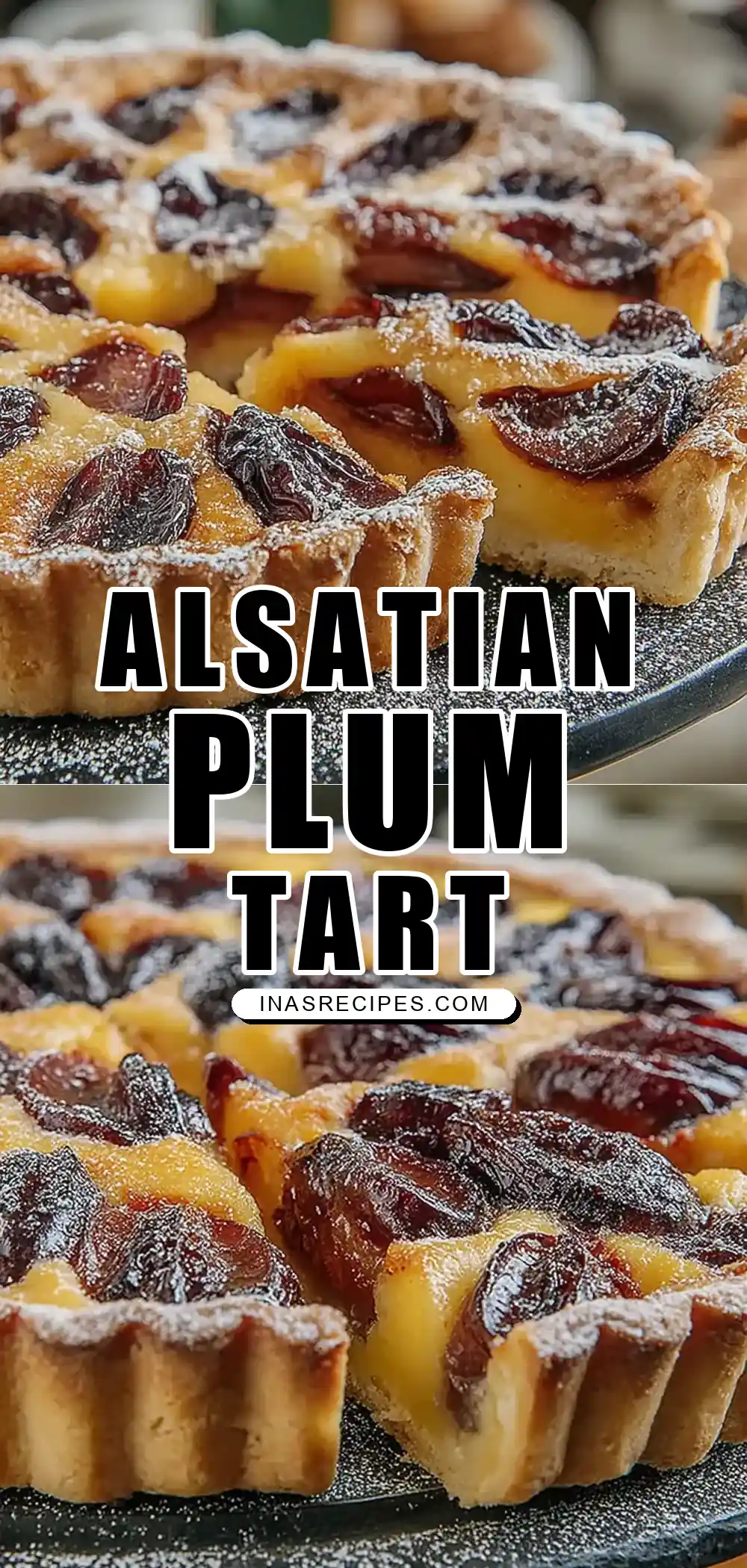tarte aux prunes à l’alsacienne