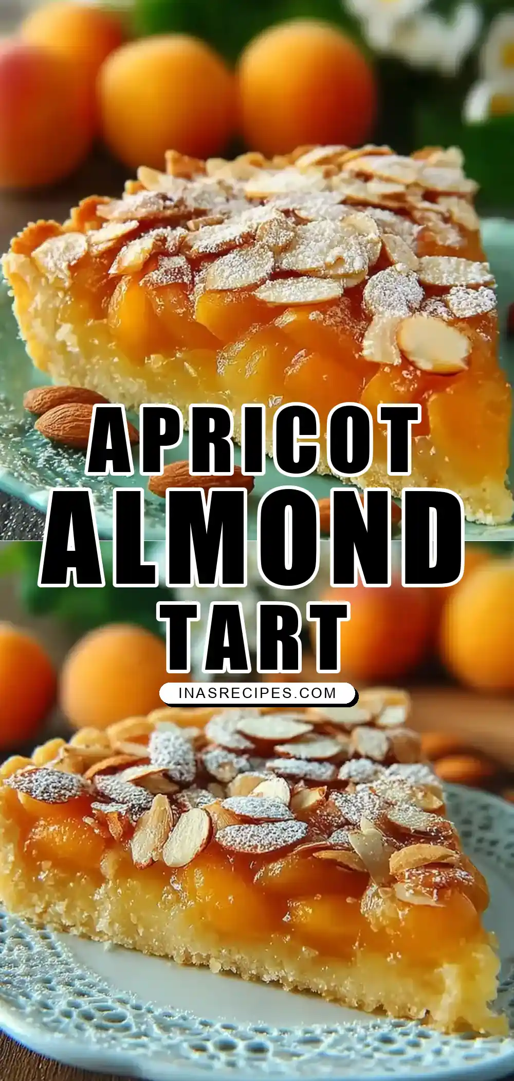 Tarte Moelleuse aux abricots & Amandes