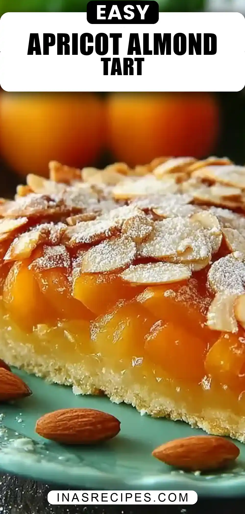 Tarte Moelleuse aux abricots & Amandes