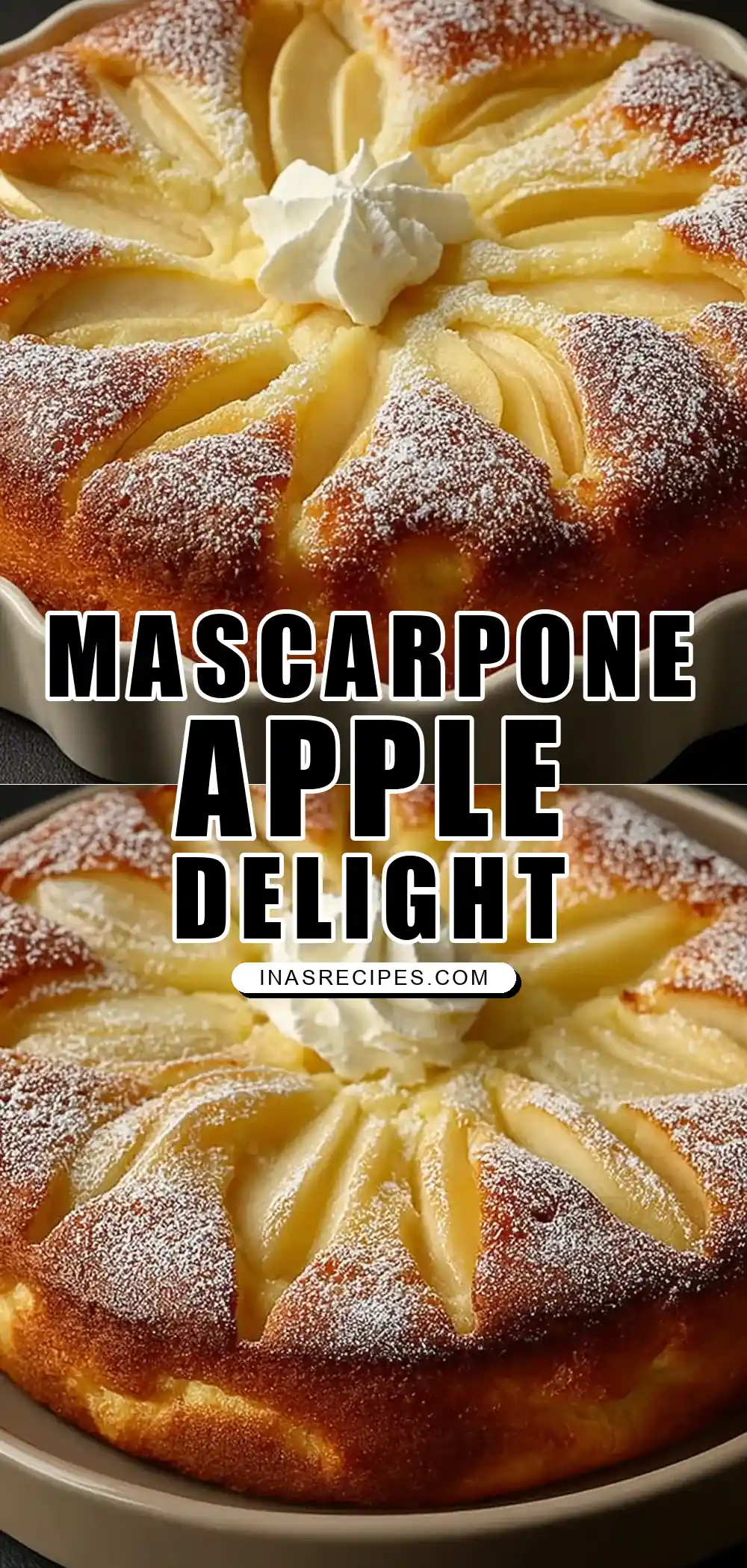 fondant aux pommes mascarpone