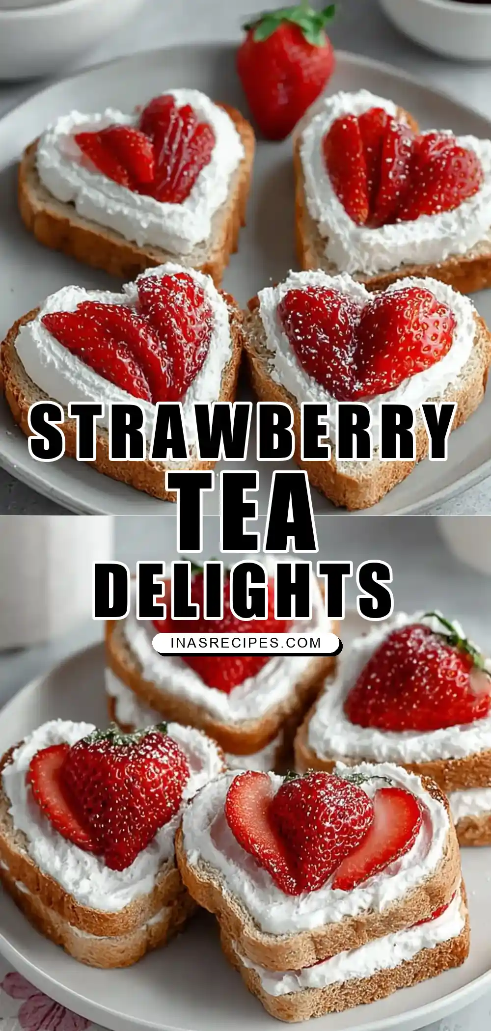 Easy Strawberry Tea Sandwiches