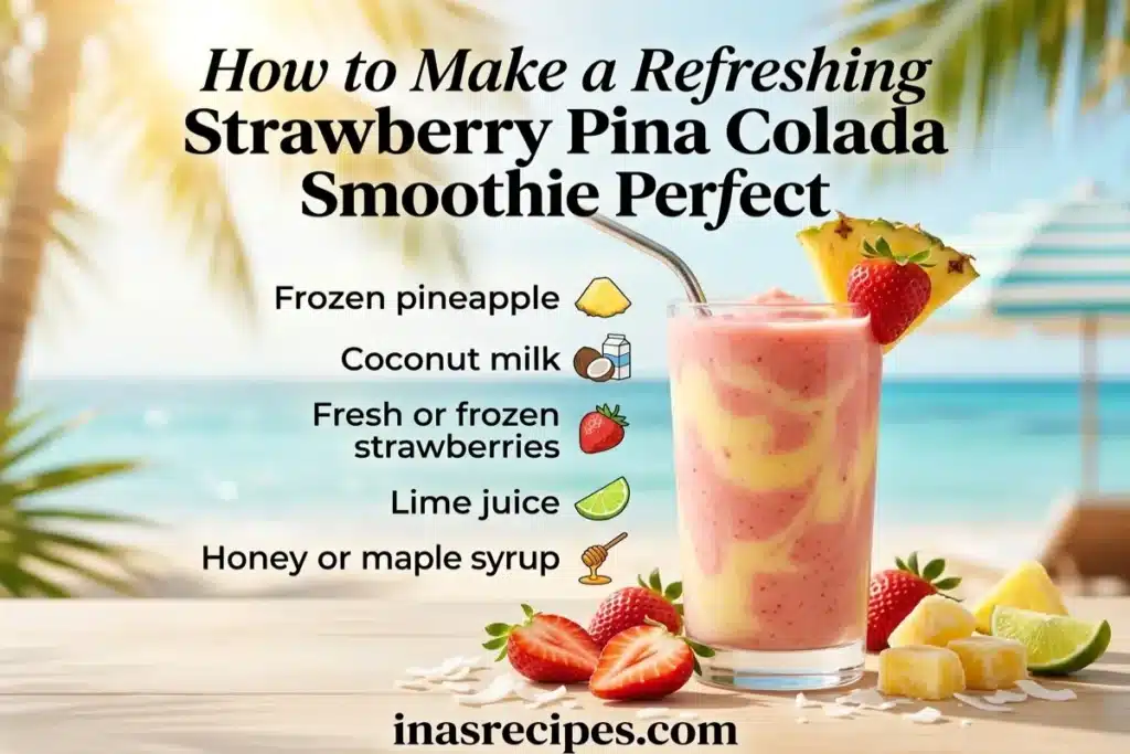 How to Make a Refreshing Strawberry Pina Colada Smoothie Perfect 7 image 1200x800 1777059653847