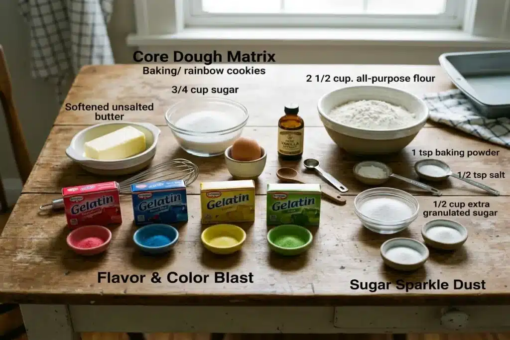 Flavor Blast Soft Jello Cookies Recipe with Rainbow Cookie Colors | Pillow Cookies, Party Treats 7 image 1200x800 1781617883135