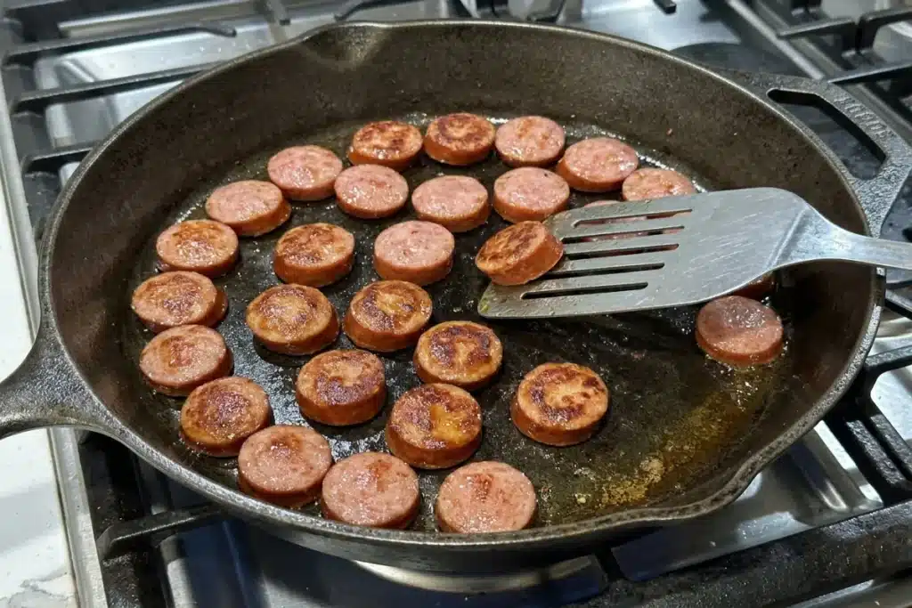 Creamy Smoked Sausage and Pasta Skillet 10 image 1200x800 1782090543850