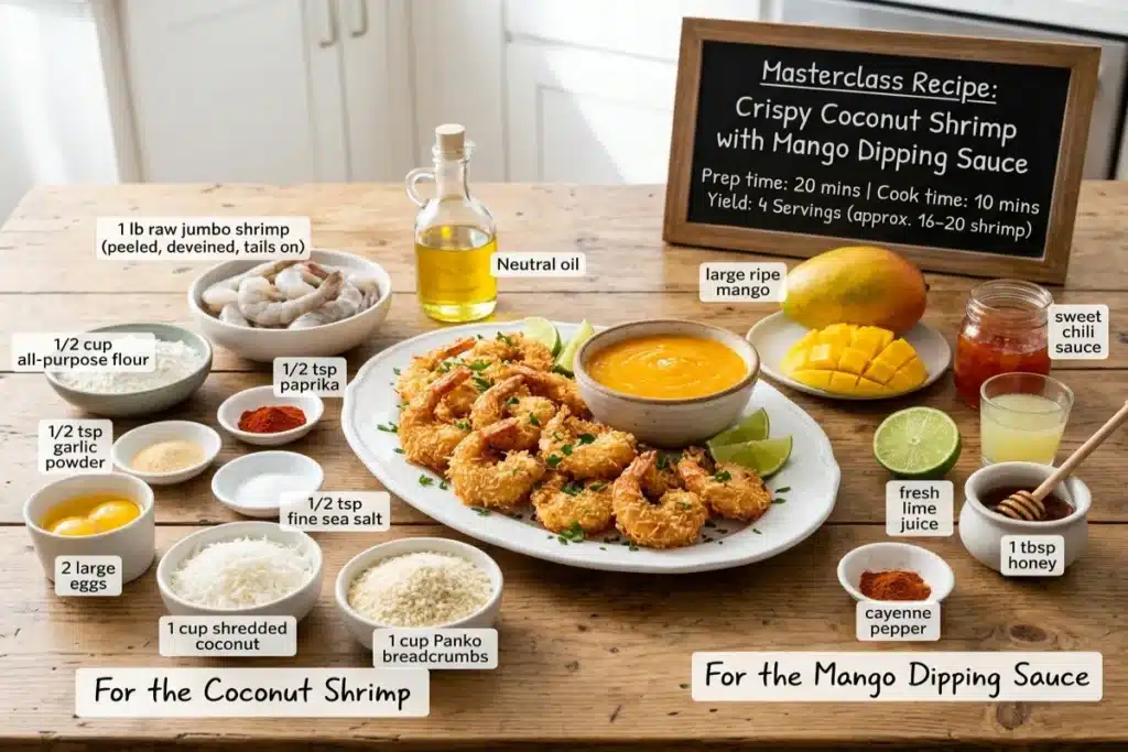 Crispy Coconut Shrimp with Mango Dipping Sauce 9 image 1200x800 1785345264868