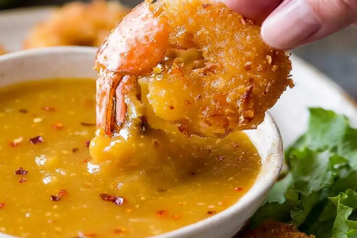 Crispy Coconut Shrimp with Mango Dipping Sauce 8