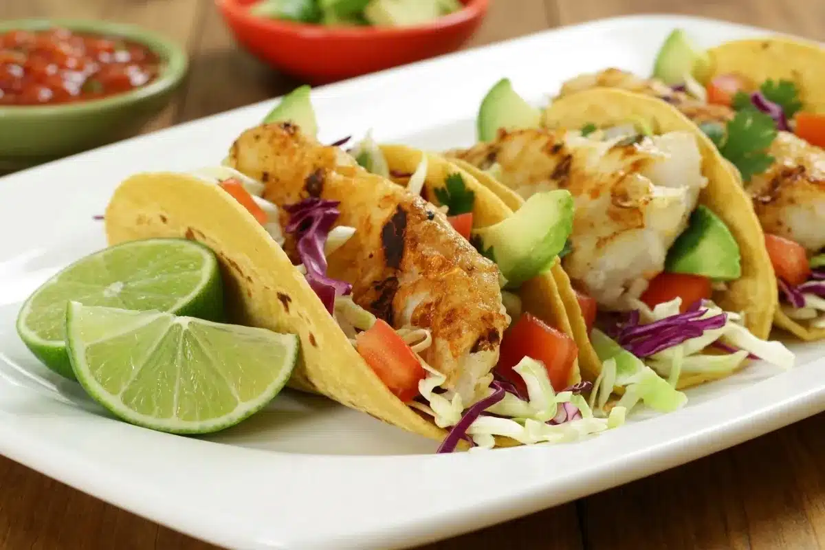 Baja Style Grilled Fish Tacos 8