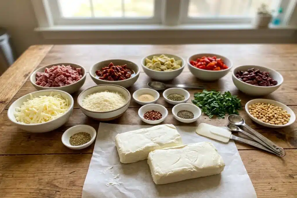 Best Recipe Antipasto Cream Cheese Log Print Out: Festive Family Appetizer 9 image 1200x800 1786574702834