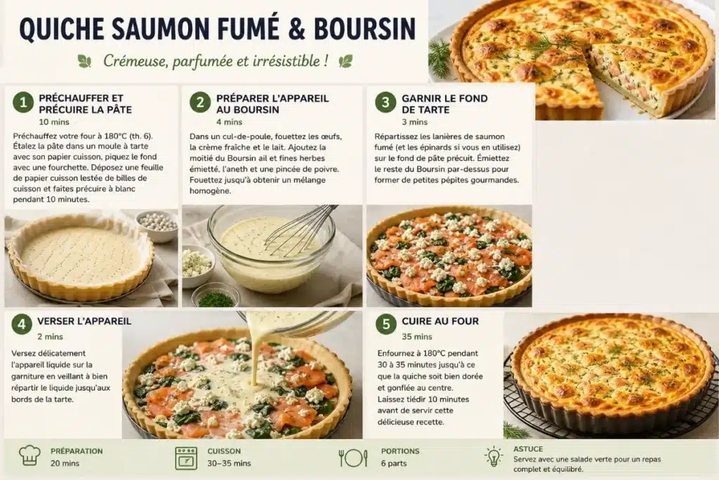 Quiche au saumon fumé et Boursin ail et fines herbes 10 image 1200x800 1787686100404