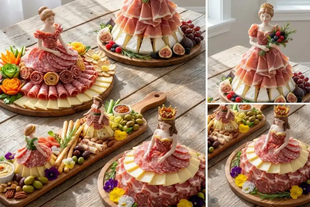 The Charcuterie Queen: Gourmet Meat & Cheese Ballgown 10 image 1200x800 1788651897363