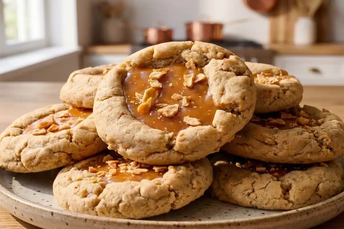 Chewy Caramel Apple Cookies 5