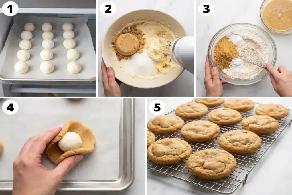 Copycat Crumbl Salted Caramel Cheesecake Cookies image 1200x800 1790298804821