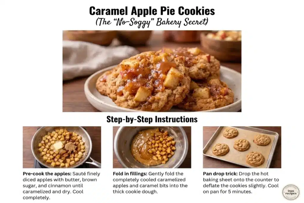 Caramel Apple Pie Cookies Recipe image 1200x800 1790681471856