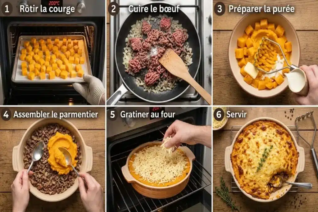Parmentier de butternut au bœuf, fondant et gratiné image 1200x800 1790780000362