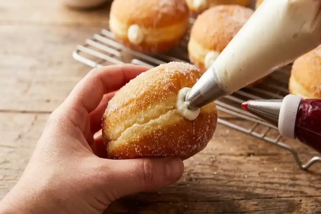 Raspberry Cheesecake Stuffed Donuts image 1200x800 1790853450187