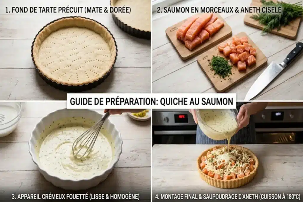 Quiche au saumon et à l’aneth, crémeuse et dorée image 1200x800 1790955752776