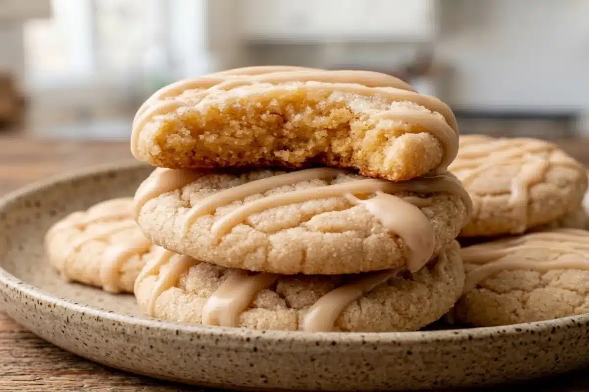 Maple Drizzled Sugar Cookies