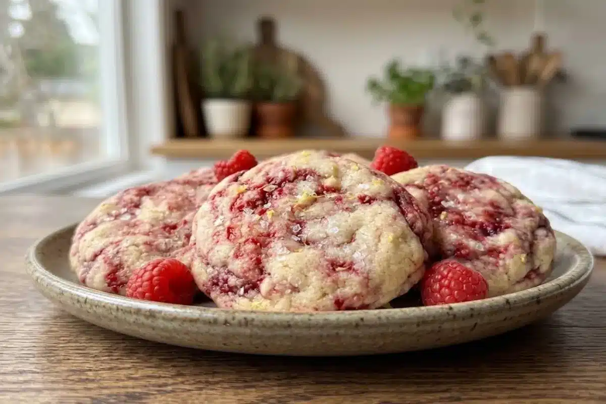 Lemon Raspberry Cookies
