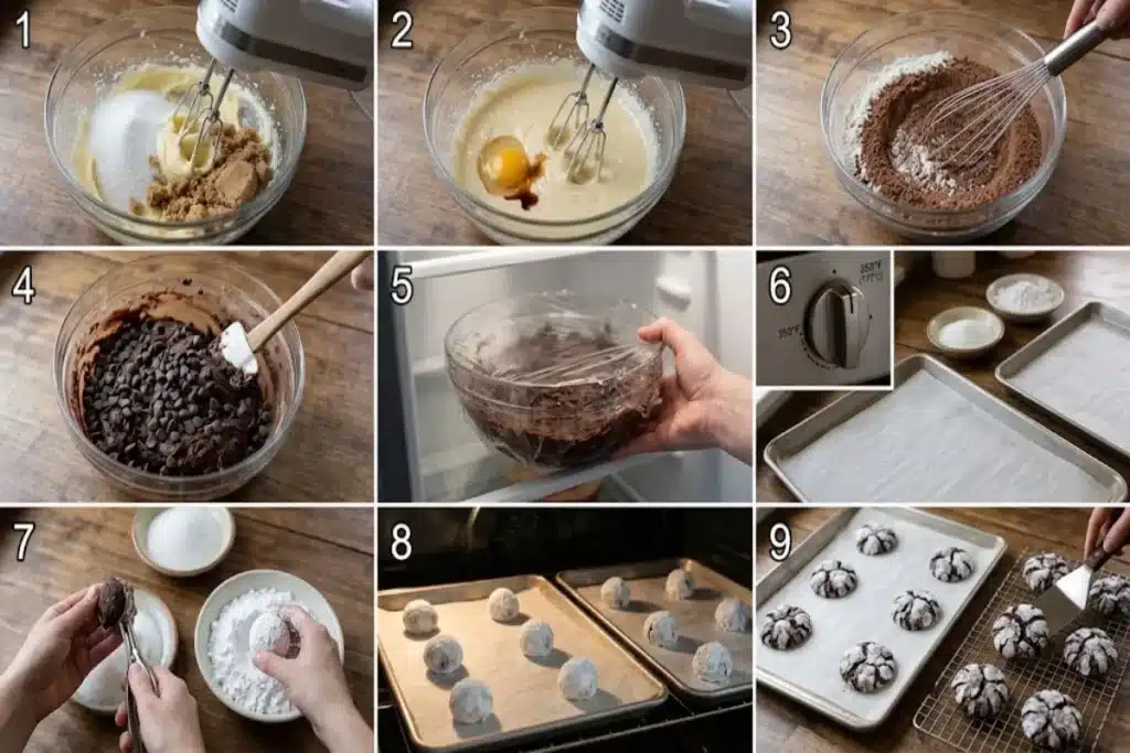 Double Chocolate Crinkle Cookies image 1200x800 1791729463207