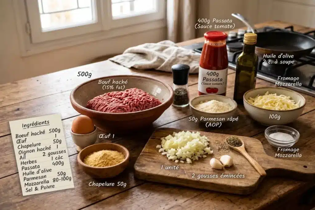 Pain de viande italien parmesan gratiné (style lasagnes) image 1200x800 1791971813430