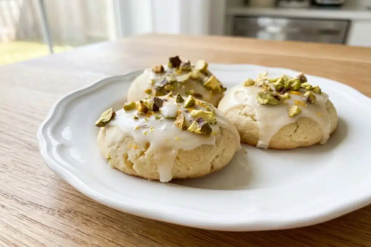 Orange Pistachio Cookies
