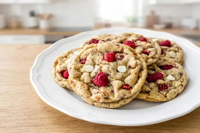White Chocolate Raspberry Cookies