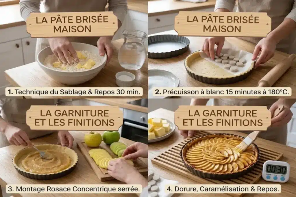 Tarte aux pommes, friable et bien caramélisée image 1200x800 1792157504794
