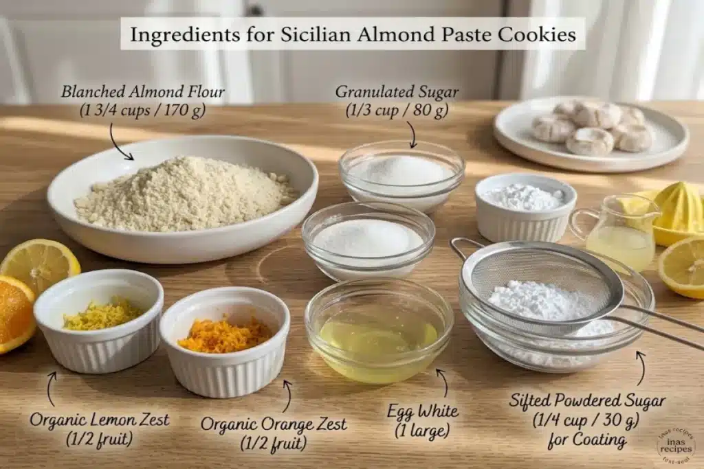 Sicilian Almond Cookies image 1200x800 1792409958126