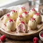 White Chocolate Raspberry Cheesecake Balls image 1200x800 1792533981945