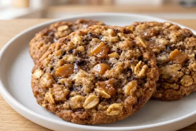 Espresso Toffee Oatmeal Cookies (Chewy & Crisp Edges)