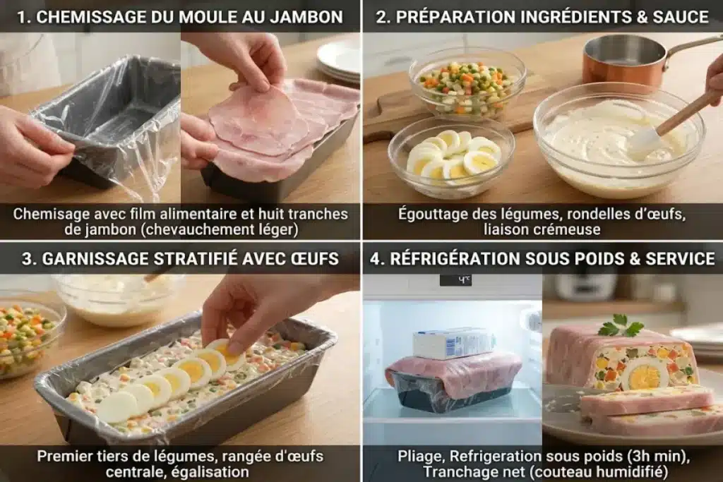 Terrine froide de jambon, œuf et légumes, crémeuse image 1200x800 1792597234227