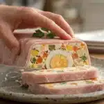 Terrine froide de jambon, œuf et légumes, crémeuse image 1200x800 1792597285917