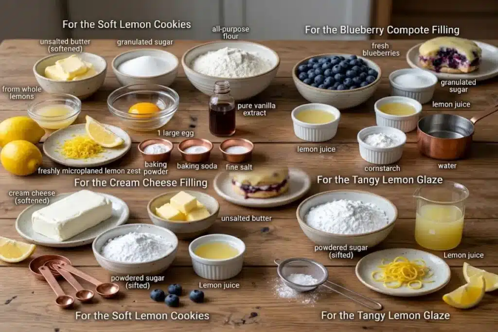 Blueberry Lemon Heaven Cookies (Soft & Creamy) image 1200x800 1792622325489